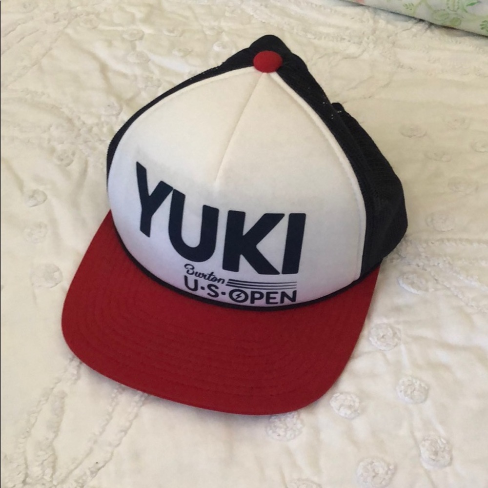 YUKI burton US OPEN trucker hat